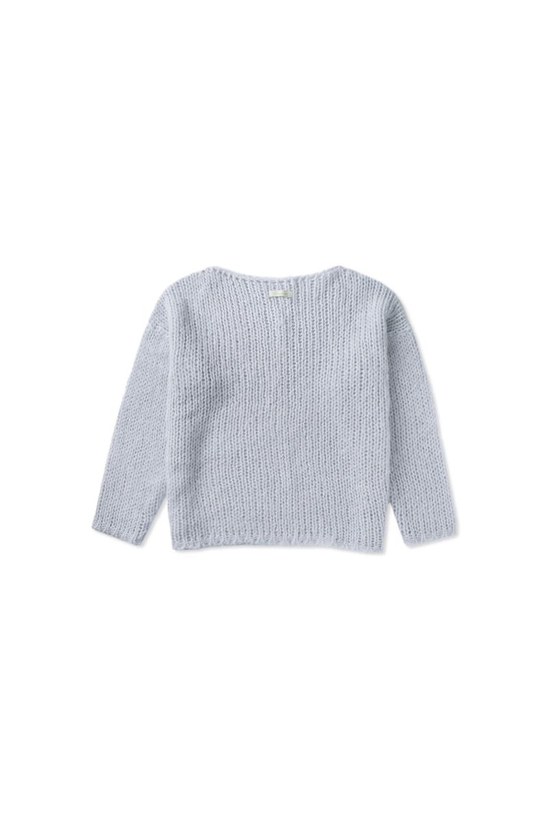 Soft loose knit_skyblue