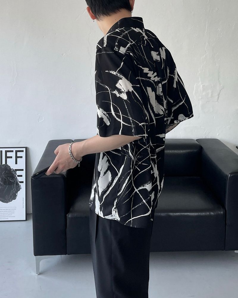 OWN Drawing Pattern Shirt (2 colors)