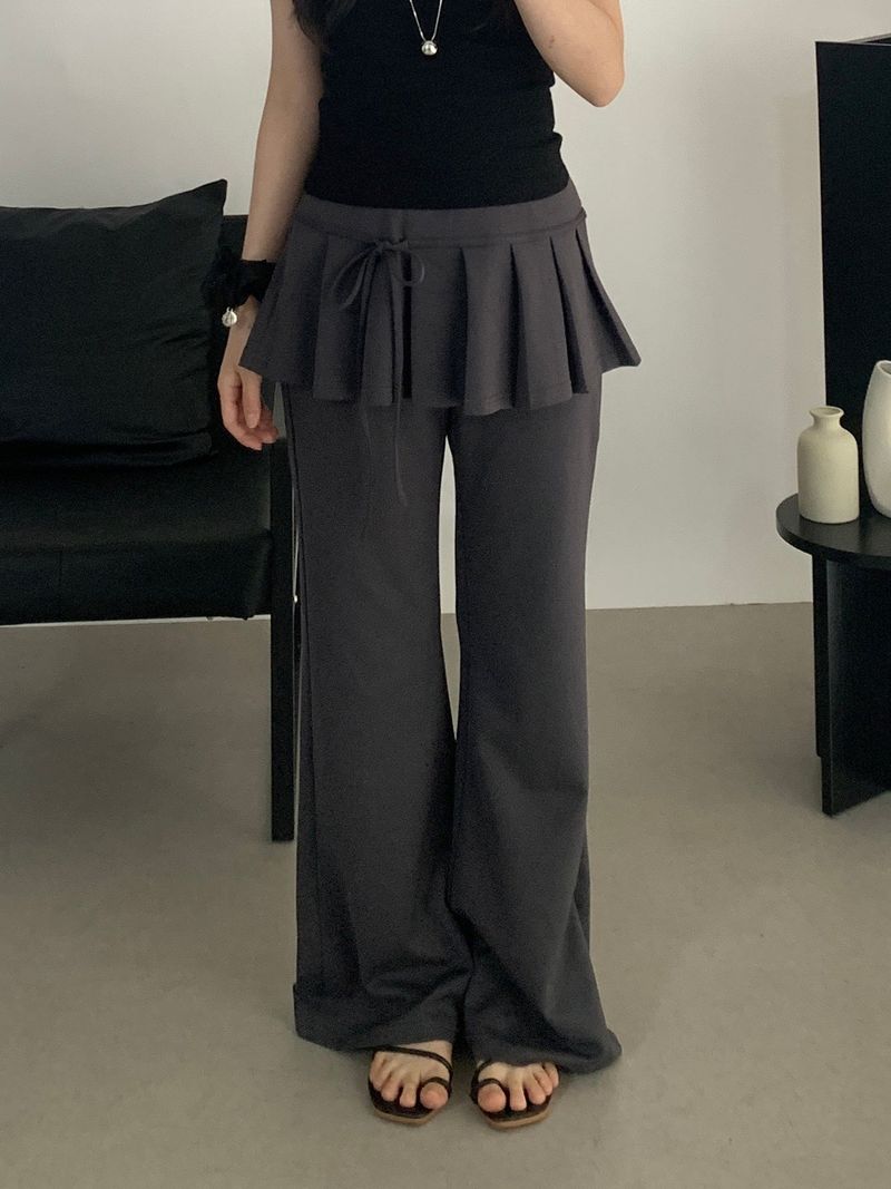 Elliott pleated skirt elastic pants