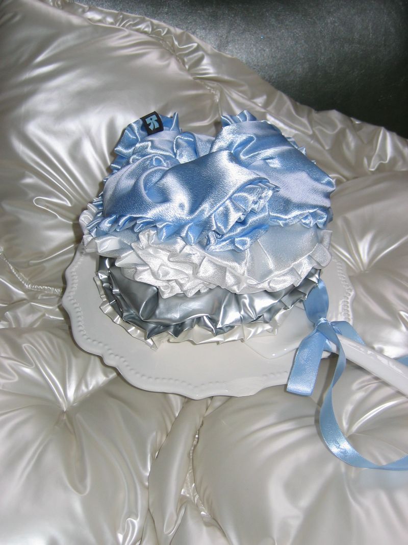 KOKOOKY ✦ Ruff-ruff Scrunchie Collection - Silver Chrome