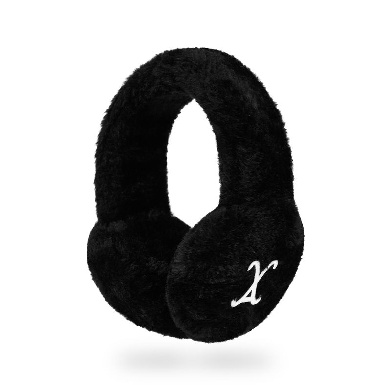 VA Curved Logo Fur Earmuff / Black