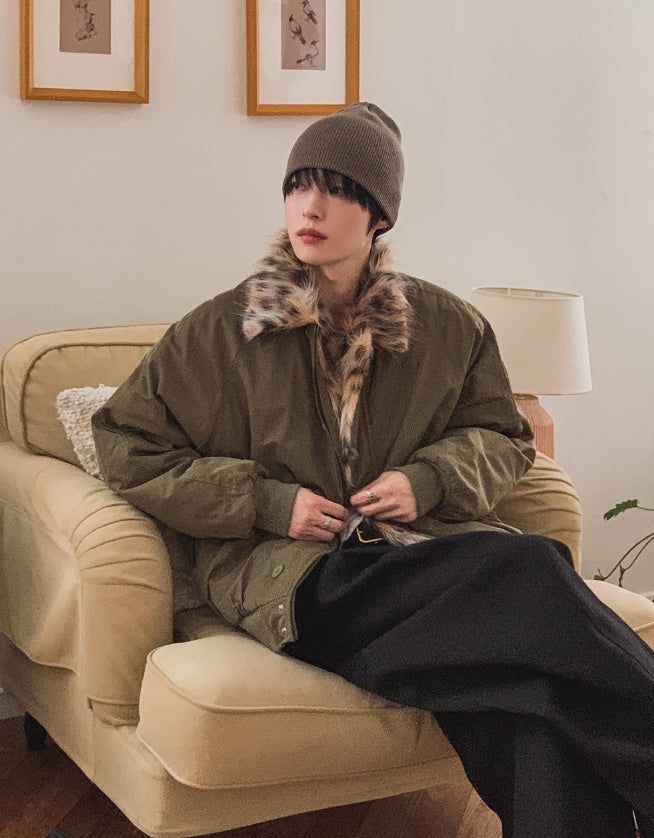 Vanish Leopard Fur Jacket