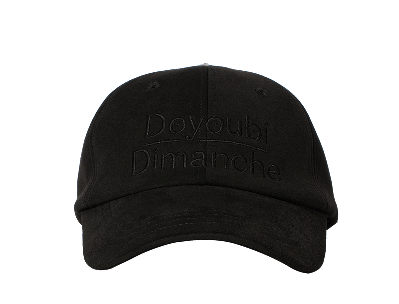 [MADE] Dimanche Signature Flash heart star suede cap [Black]