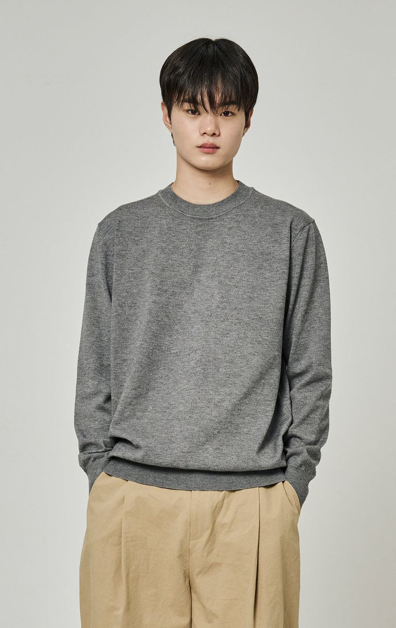 TRADCLUB(トラッドクラブ)の「BASIC ROUND KNIT(Tops)」