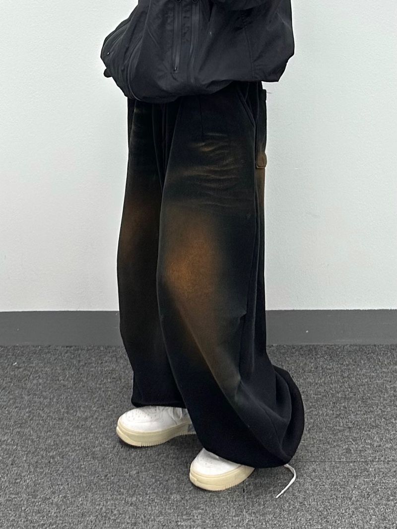 dirty smog jogger pants