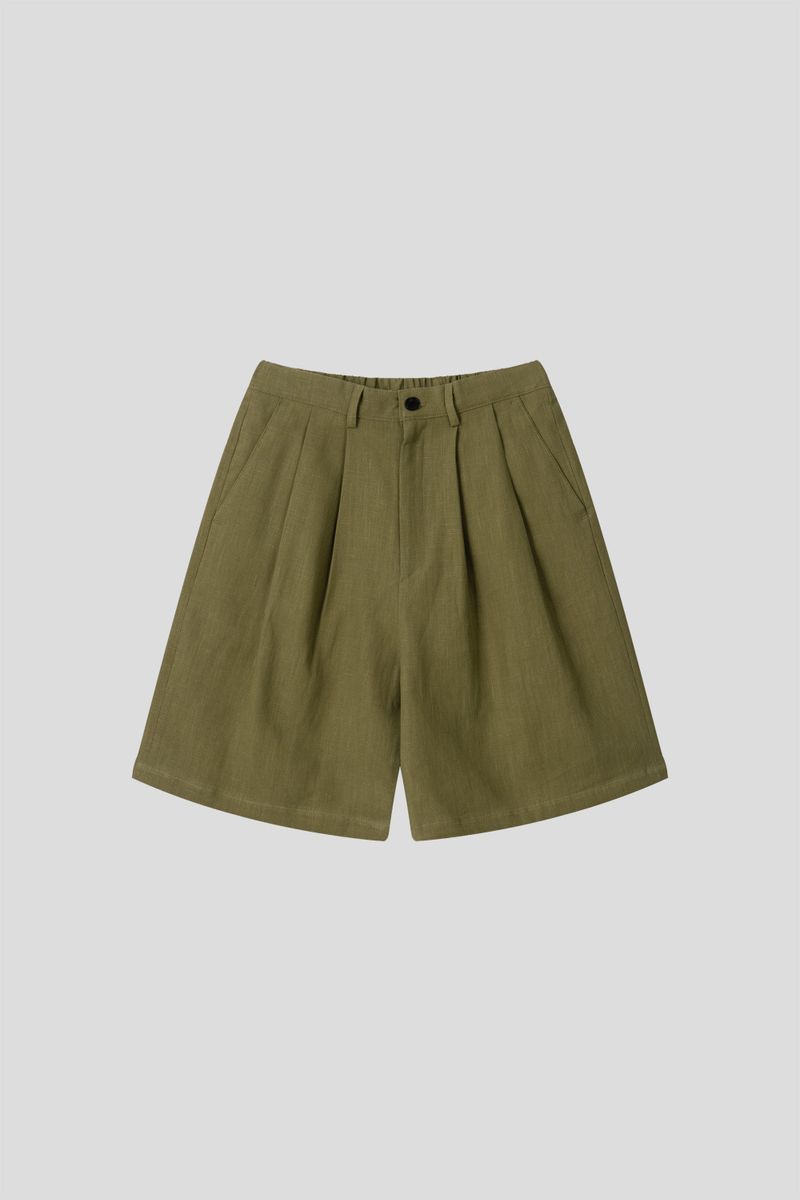 Cool Linen Bermuda Wide Shorts 4COLOR