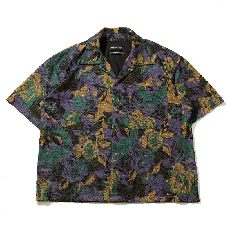 PLATEAU STUDIO(プラテウスタジオ)の「classic floral shirt(Tops)」