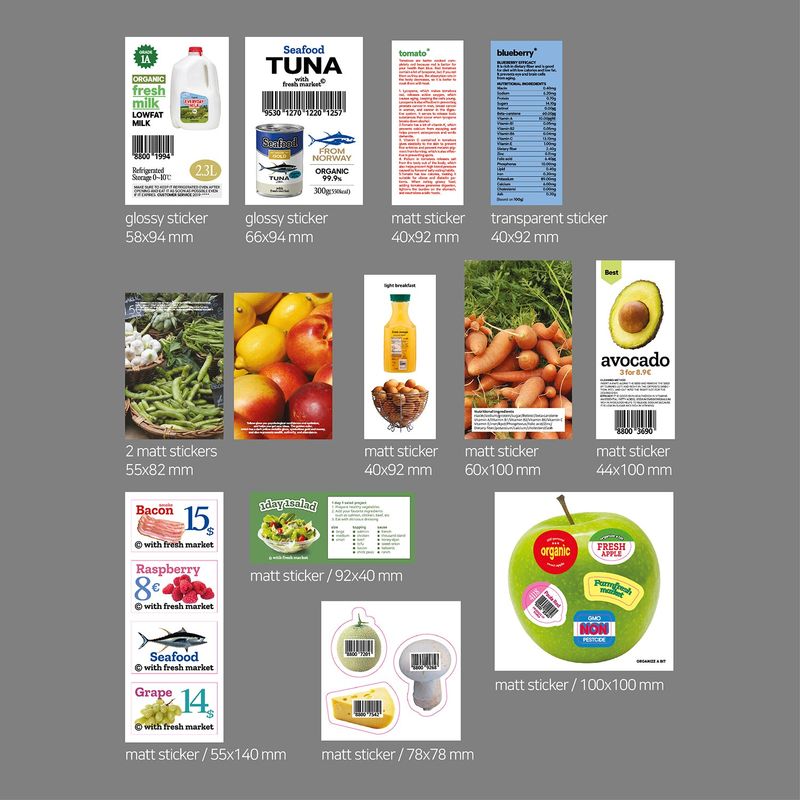 oab fresh pack / scrap sticker set
