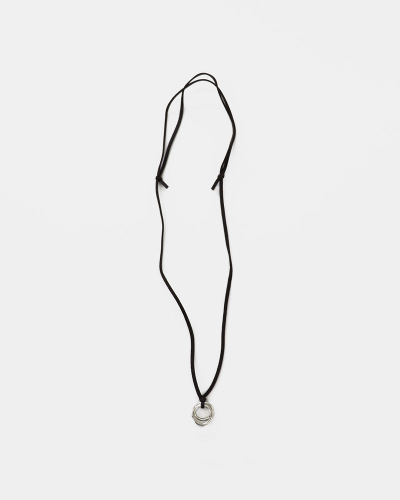 Lubon Ring Suede Adjustable Necklace