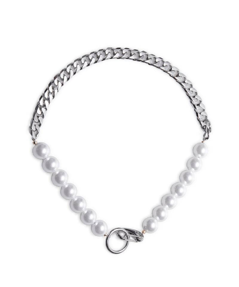 blackpurple(ブラックパープル)の「HALFRIBO PEARL NECKLACE(Accessories)」