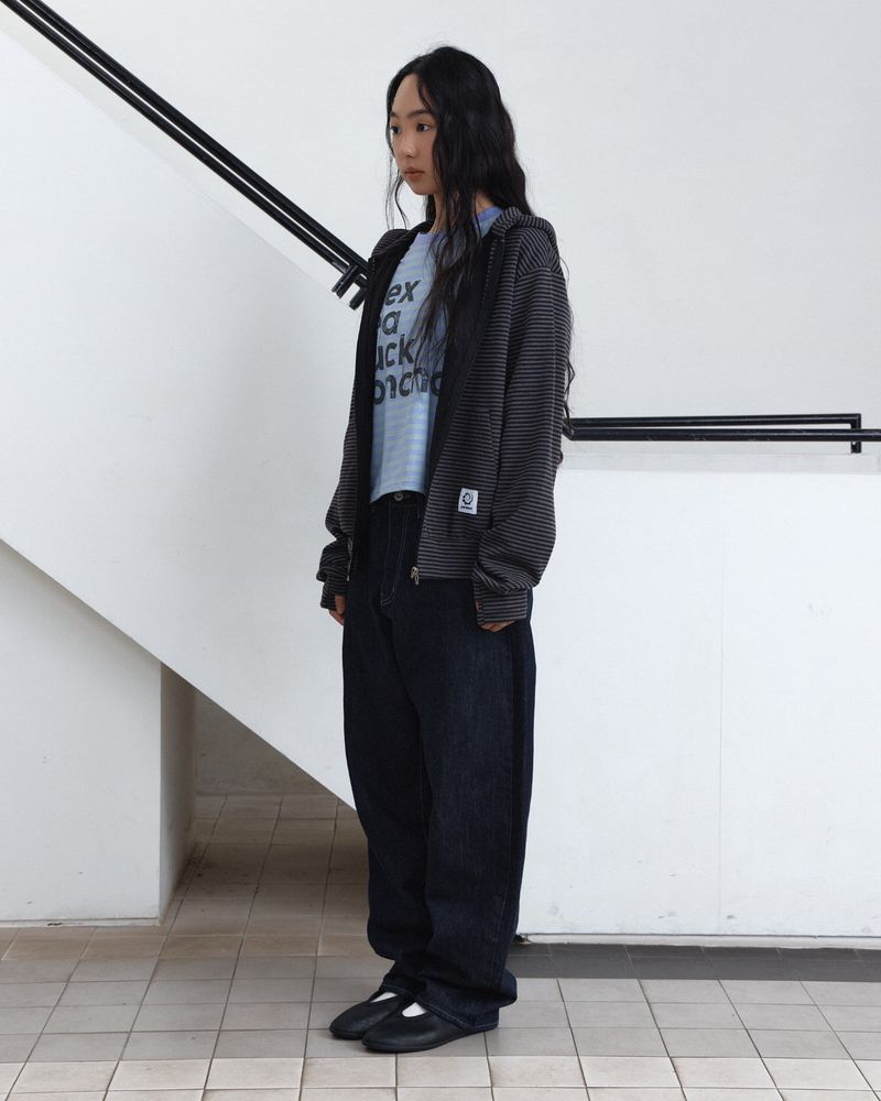 Drift Zip-Up Hoodie (Black)