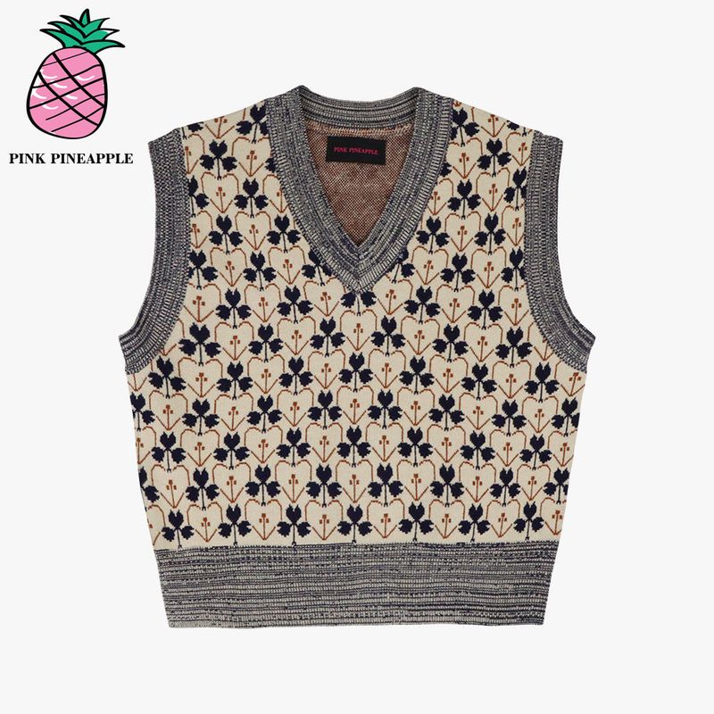 APPLE JACQUARD VEST