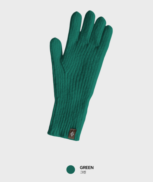  Edmo Smart Finger Hole Ribbed Gloves