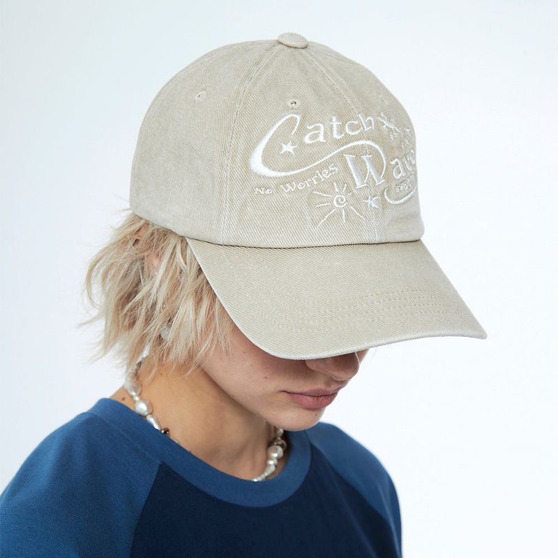 Fisherman Cap Washed Beige