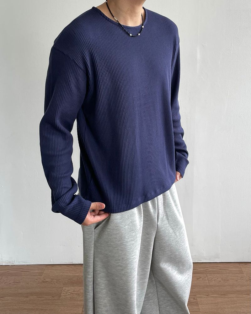 Soph Crop Waffle Long Sleeve