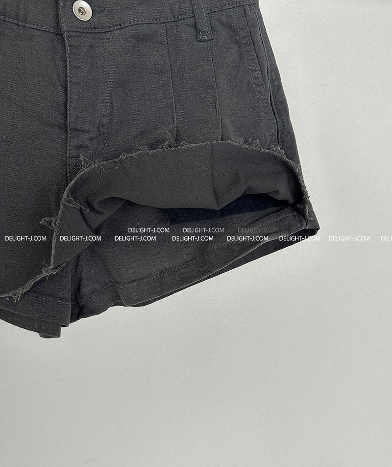 Low-rise pleats skirt pants