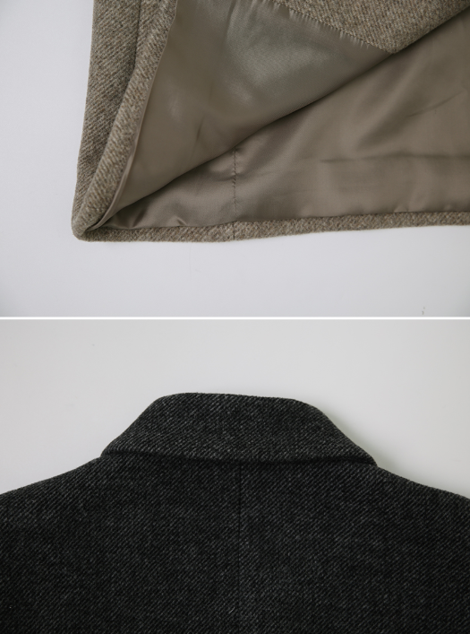 Modern Twill Overfit Wool70 Long Coat (2color)