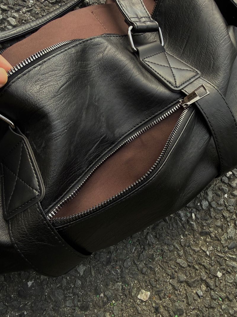 Moto two-way leather cross bag