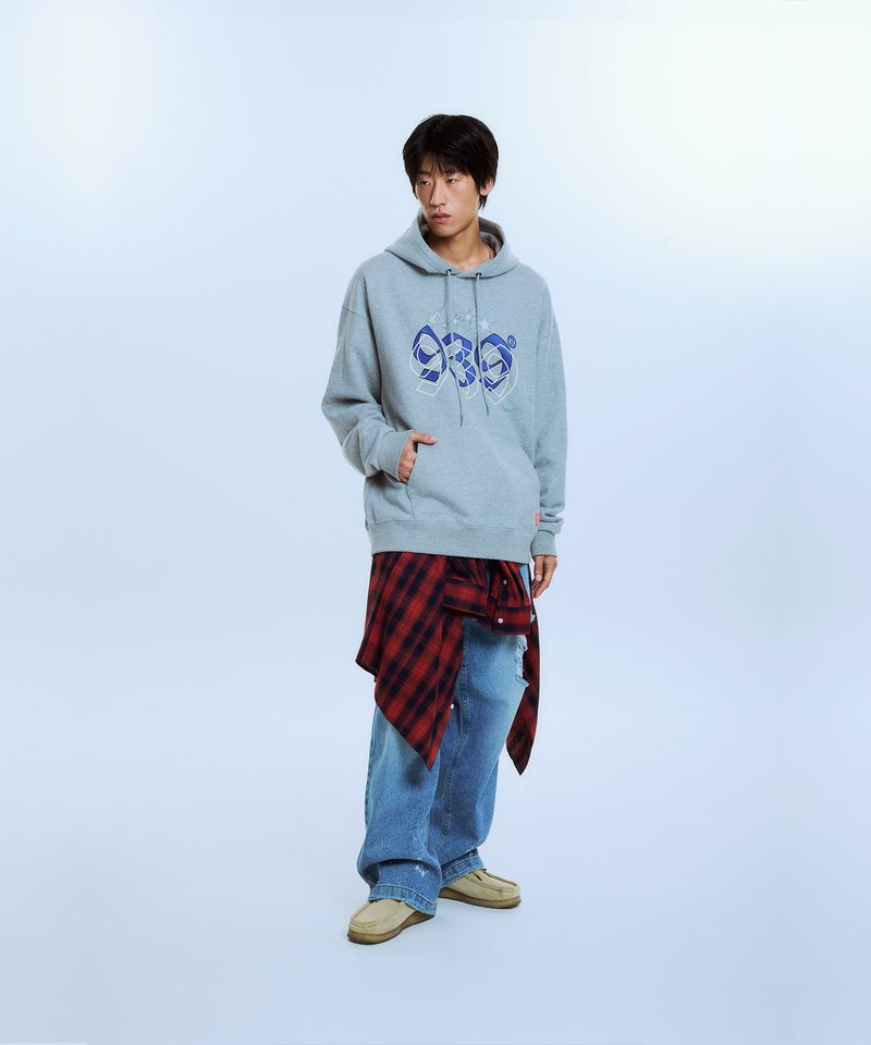939 STAR GRAPICHS HOOD (GRAY)