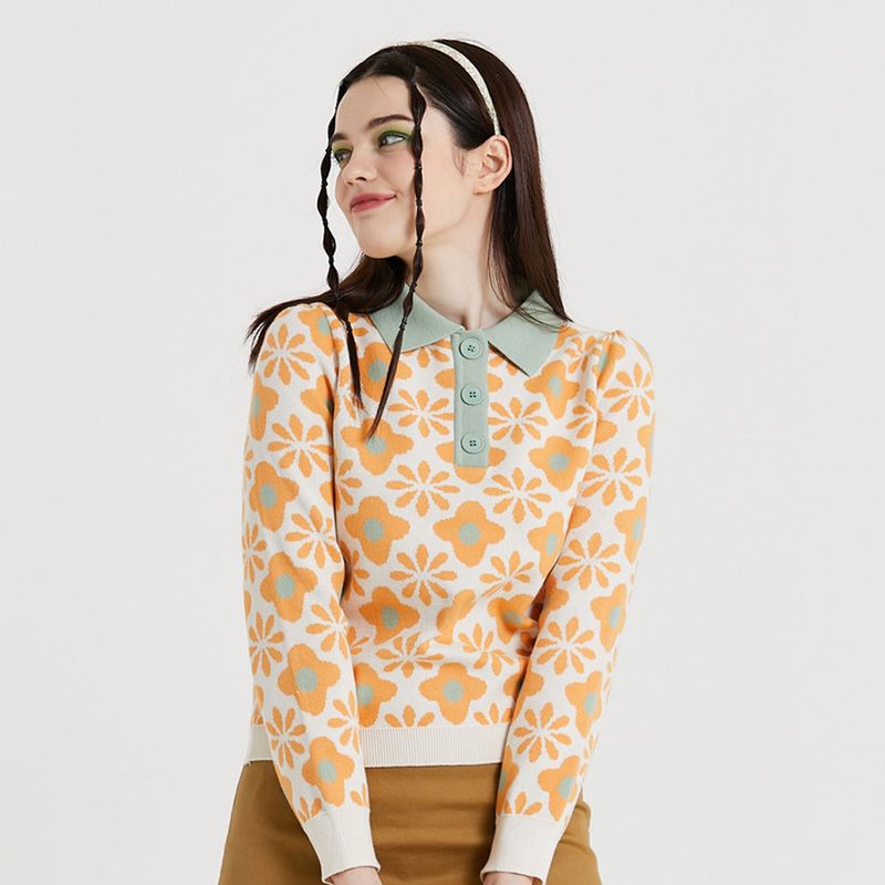 PINK PINEAPPLE（ピンクパイナップル）の「HENRY NECK PULLOVER_MINT（Tops）」