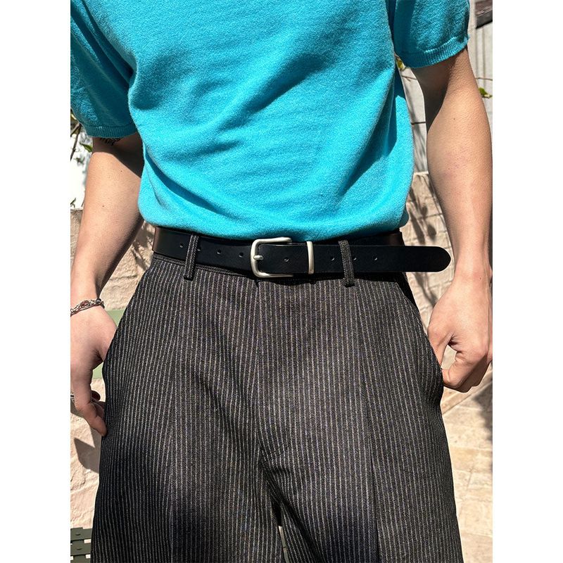 LAURANT（ロラン）の「[BASIC ITEM] Basic square leather belt(3color)（Fashion Accessories）」