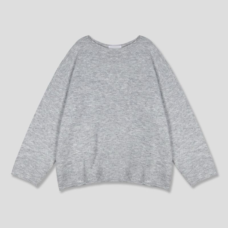 Lips Boatneck Over Knit 4C