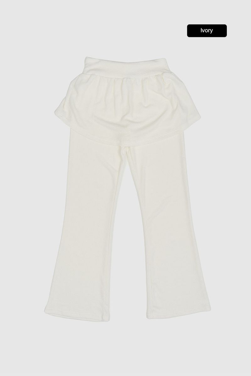 Caligo layered skirt pants