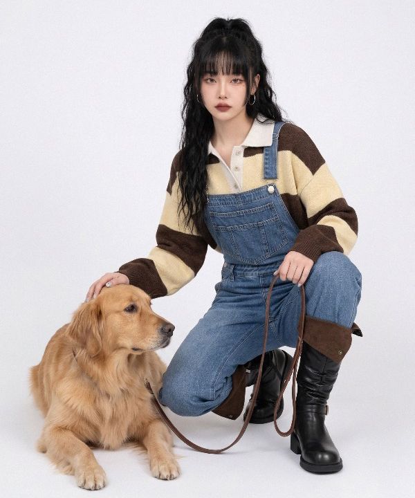VIVIC（ビビク）の「ダウンタウン デニム オーバーオール（パンツ）」