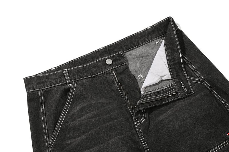 ENGINEERING WIDE JEANS_BLACK