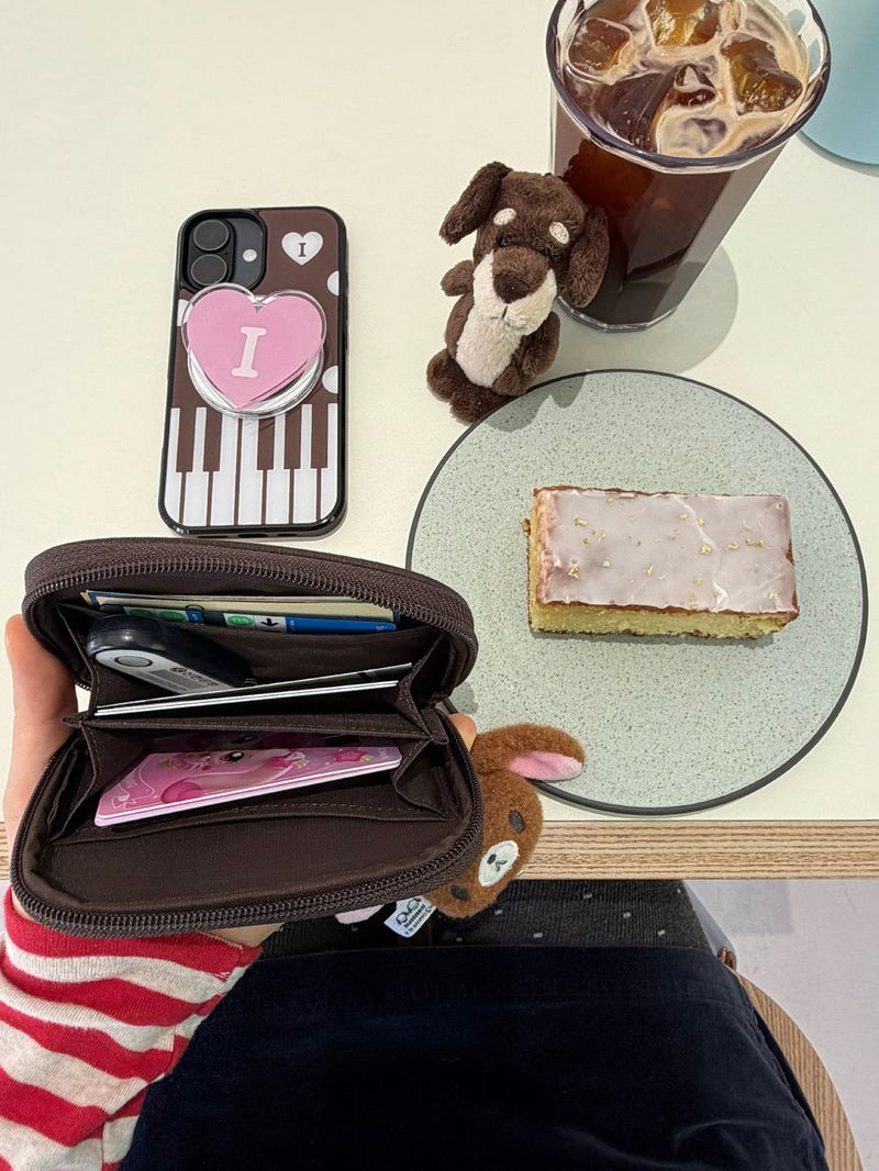 happy color card wallet 6 colors