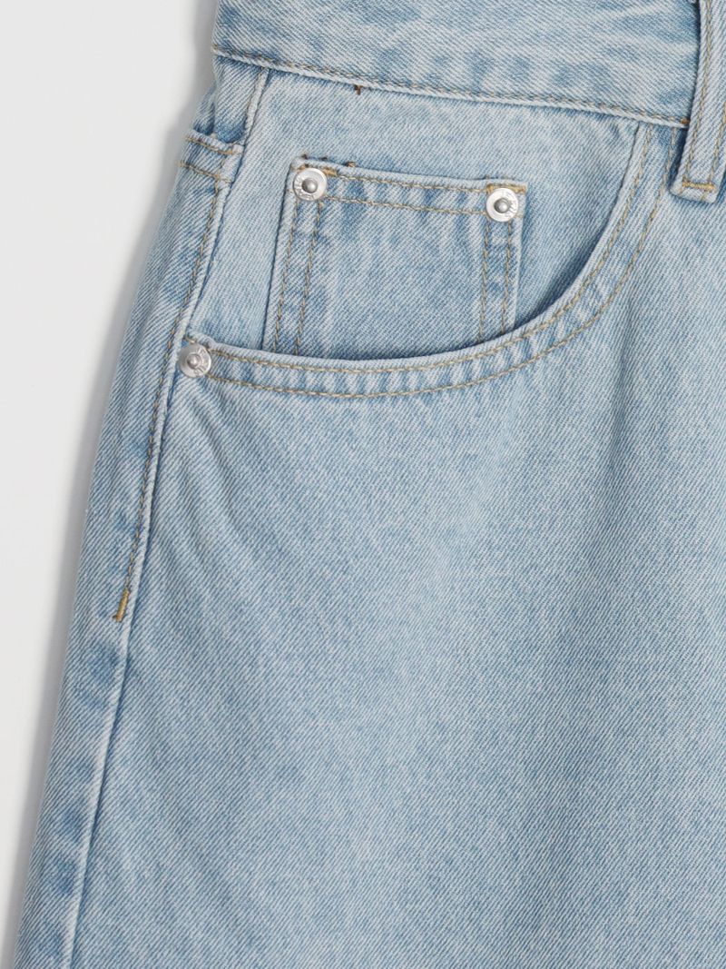 Foil Carpenter Bermuda Denim Pants 2C