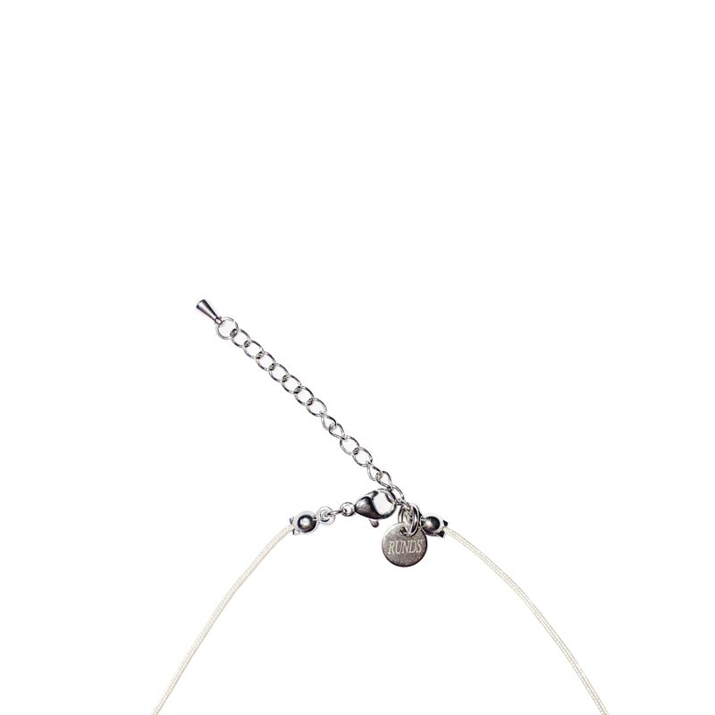 white gemstone necklace