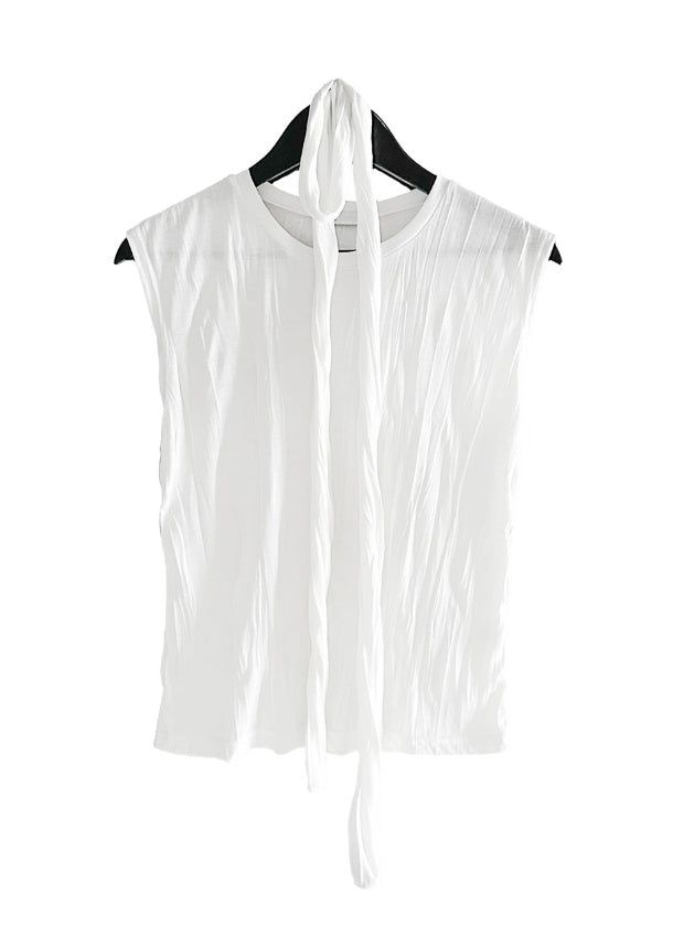 Klev Scarf Set Wrinkle Sleeveless