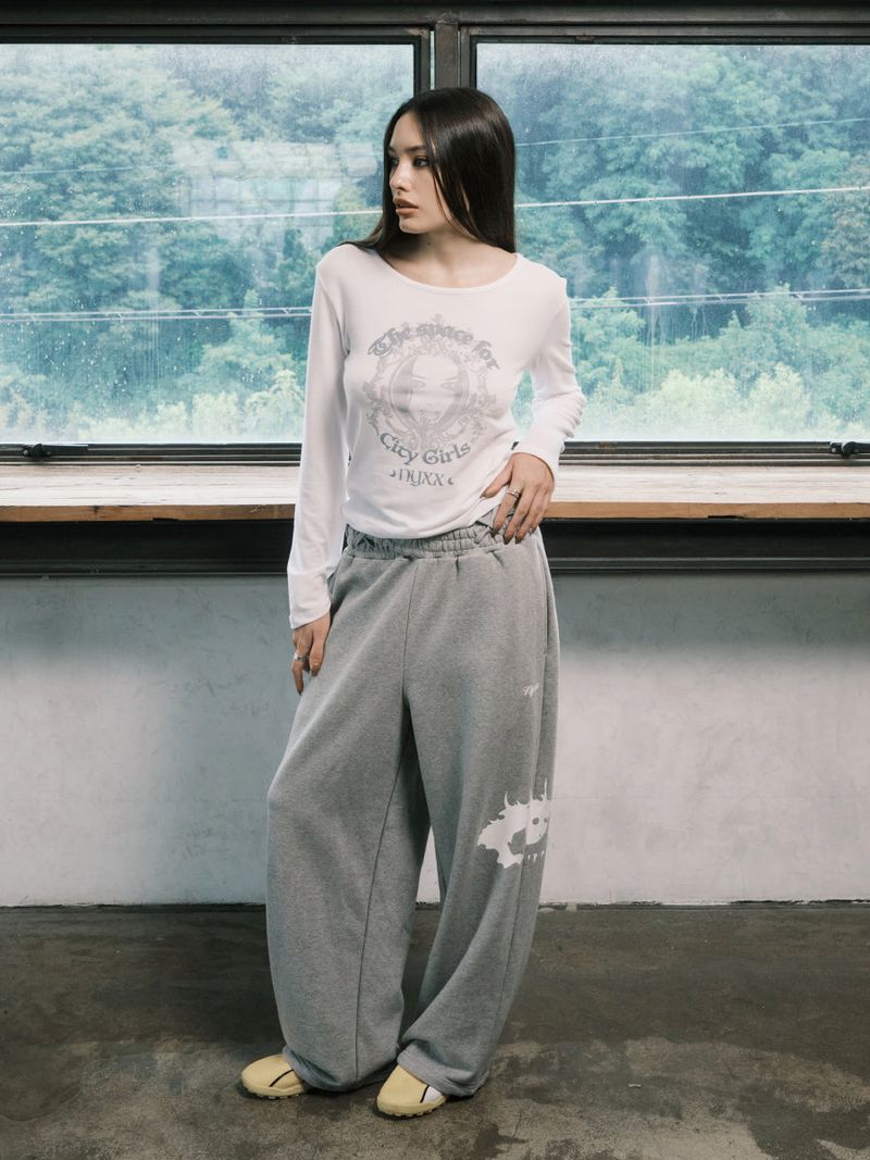 EYE SWEAT PANTS (GREY)