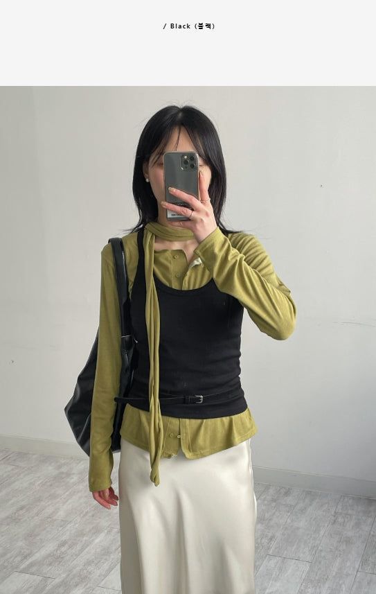 Ribbed sleeveless top