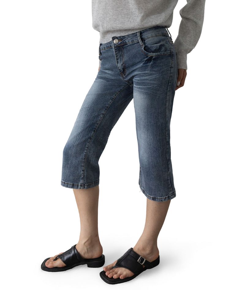 un:tyl(オンタイル)の「Ebe Low-Rise Capri Denim(Pants)」