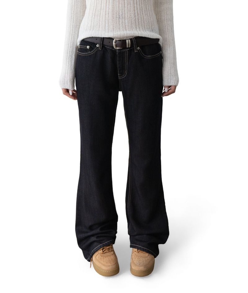 Amin Lyocell Low-Rise Bootcut Denim