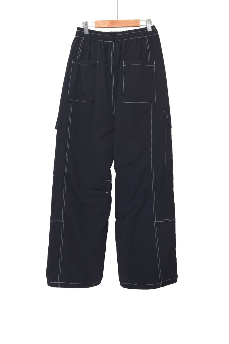 nylon stitch cargo pants