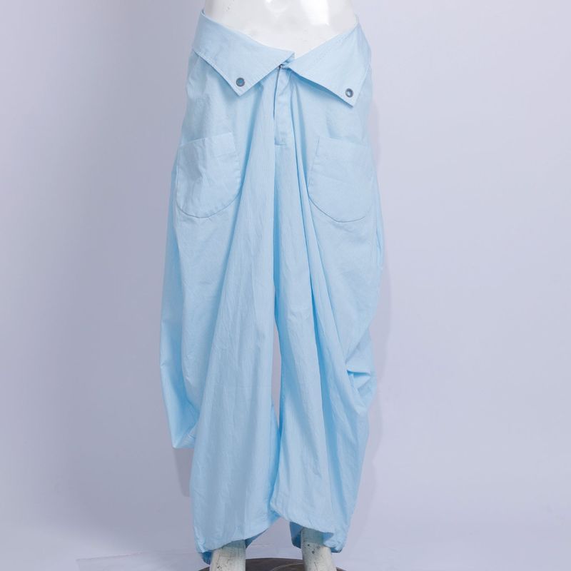 blue stripe fatty,saggy pants