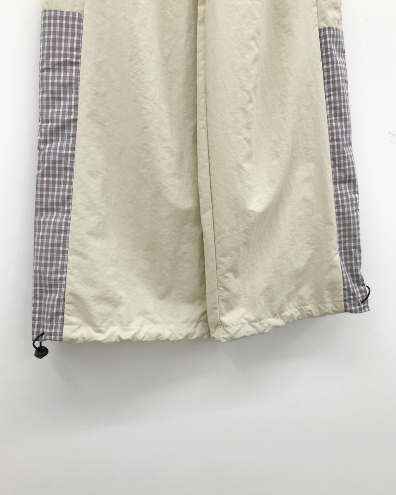Pisso check string pants (2color)