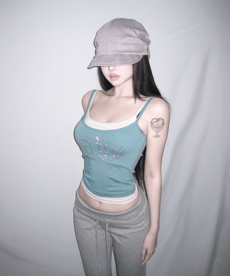 baby doll layered top (3colors)
