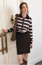 Heather Big Hobo Bag Brown