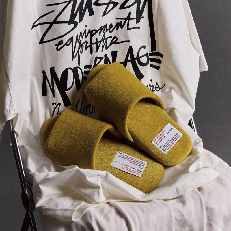 DOAF ROOM SHOES/HOME SLIPPER_MUSTARD