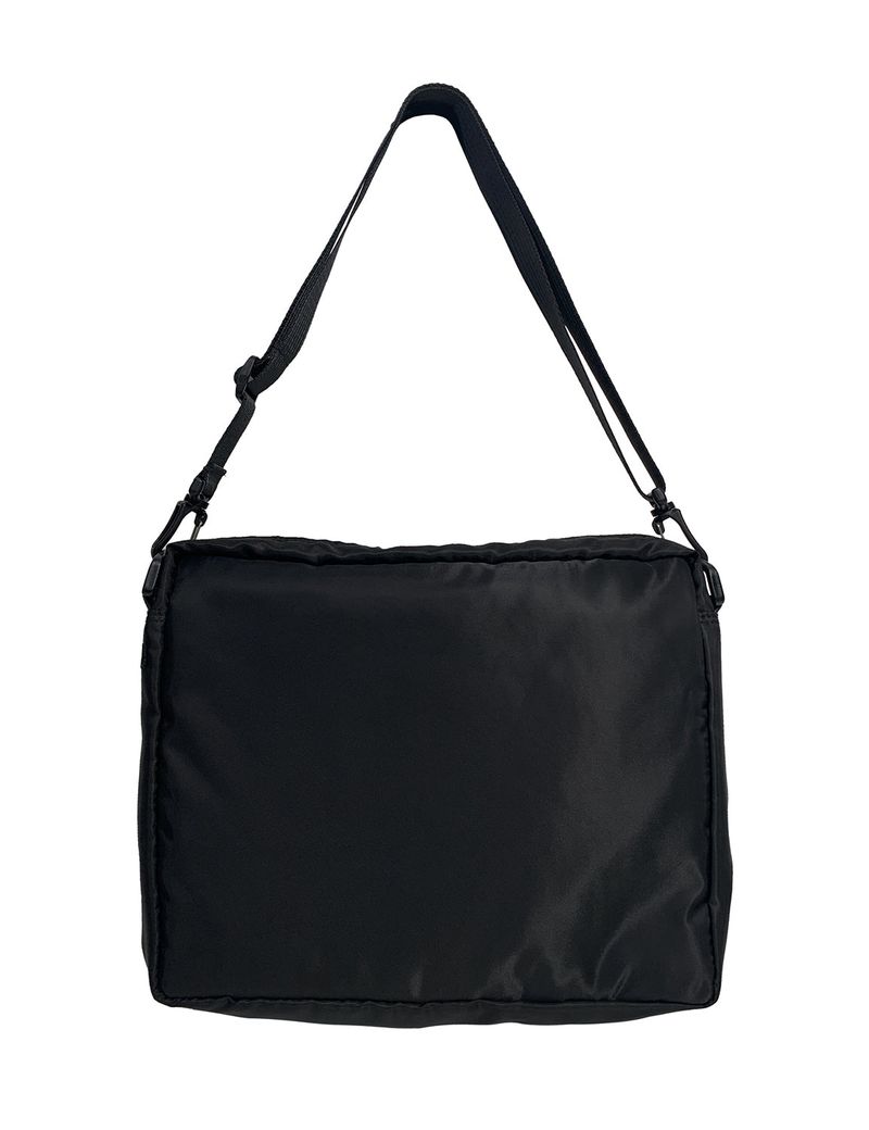 Padded Cargo Pocket Cross Bag (Black)