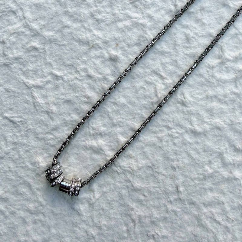 Mist Silver Core Necklace