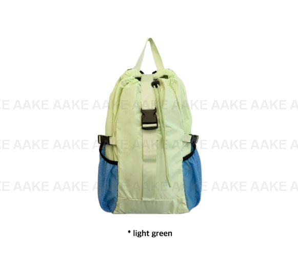 COLOR-BLOCK MESH BACKPACK