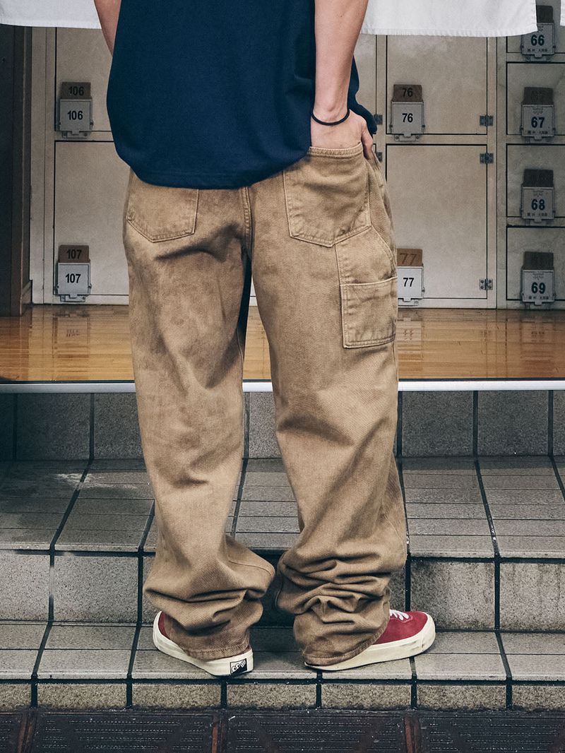 CARPENTER LOOSEFIT HEAVY TWILL PANTS BROWN