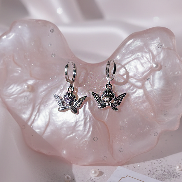 Petit Angel Huggies Piercing - Silver Color