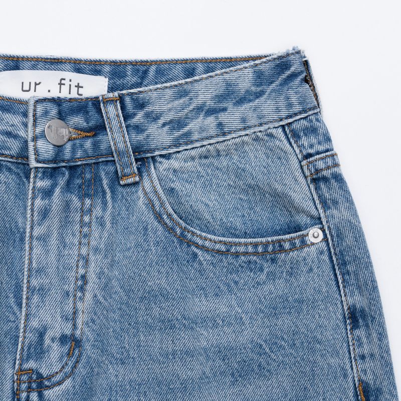 DEMAGE SEMI WIDE FIT DENIM PANTS code 18102