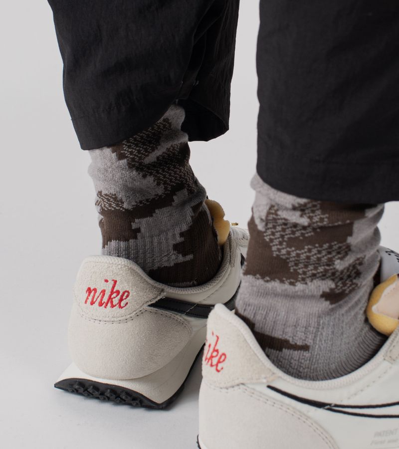 Digit No. Jacquard casual socks (4pair in)